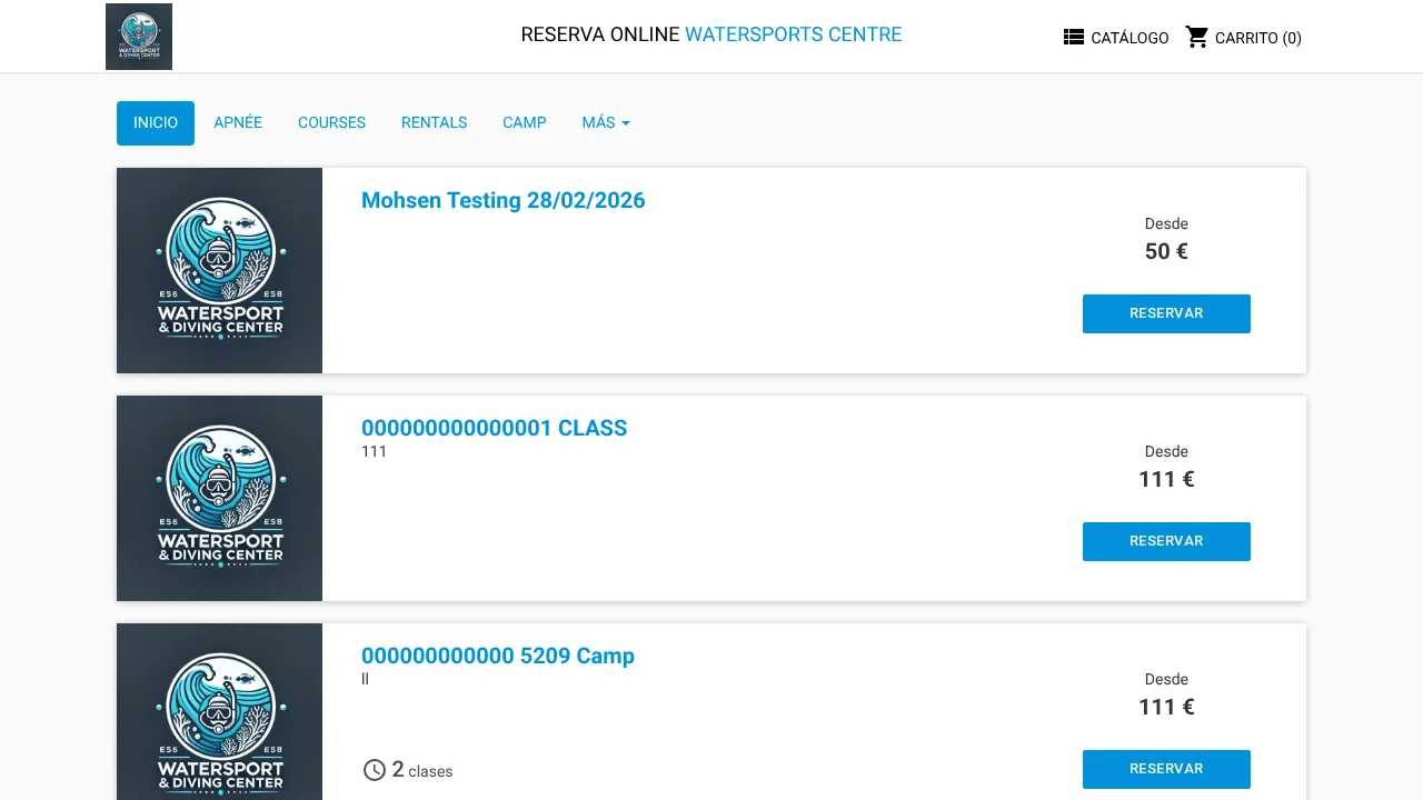 Booking widget preview